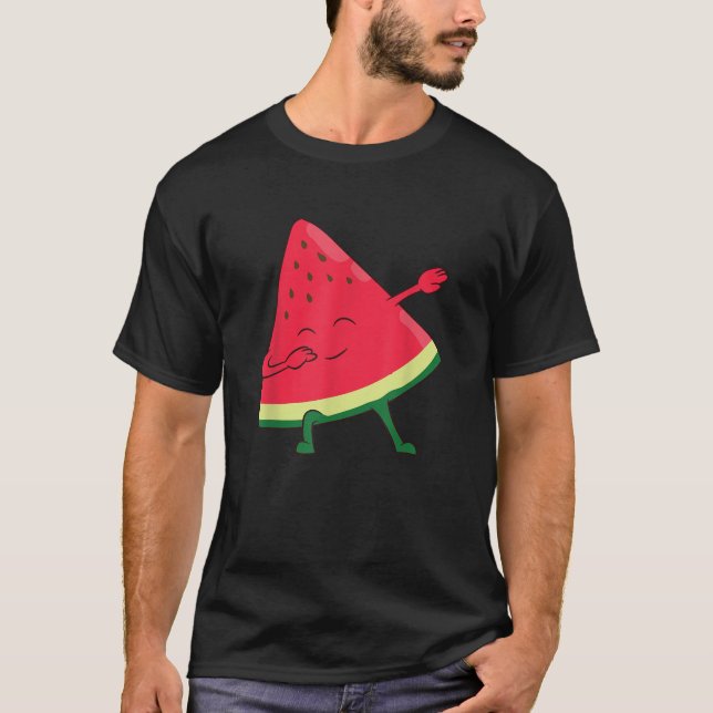 T-shirt Fantaisie Été Jus de melon Dabbing Waterton (Devant)