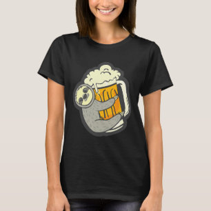 T-shirt Fantaisie Fantastique Accrocher Un Boisson De Bièr