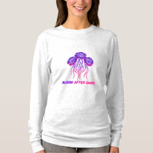 T-shirt Fantaisie Florale Rose Violet Manches Longues To