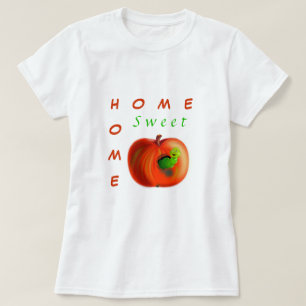 T-Shirt Fantaisie Home Sweet Home - Worm In Red Ap