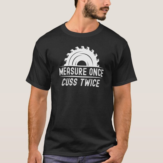 T-shirt Fantaisie Marche Chemise Une Fois Cuss Deux Voitur (Devant)