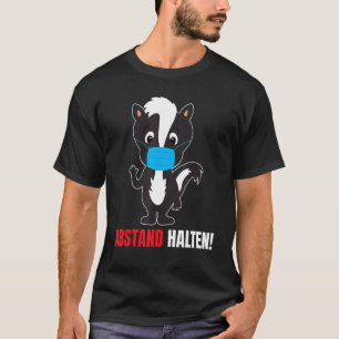 T-shirt Fantaisie Masque de protection contre la distance