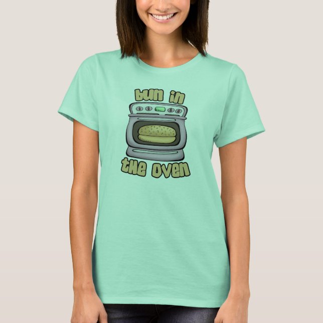 T-shirt Fantaisie Maternité T Chemises : Pain Dans Le Four (Devant)