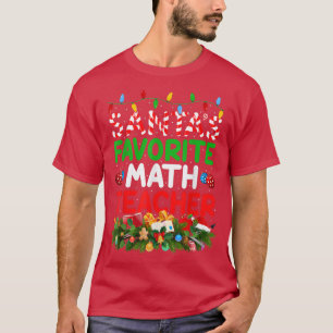 T-shirt Fantaisie Noël des lumières de Noël des professeur