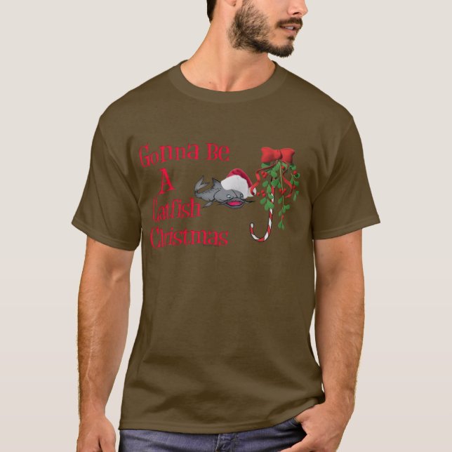 T-shirt Fantaisie Pêche Chemise Humour Pêche Pêche Catfish (Devant)
