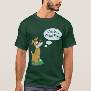T-shirt Fantaisie Pêche Chemise Humour Pêche Pêche Catfish