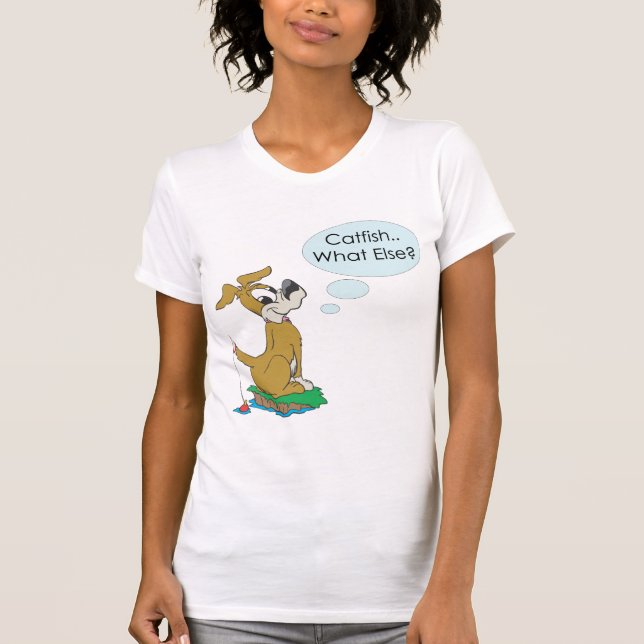 T-shirt Fantaisie Pêche Chemise Humour Pêche Pêche Catfish (Devant)