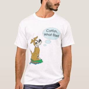 T-shirt Fantaisie Pêche Chemise Humour Pêche Pêche Catfish