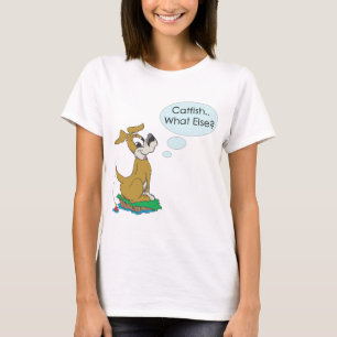 T-shirt Fantaisie Pêche Chemise Humour Pêche Pêche Catfish