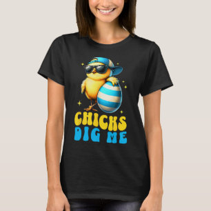 T-shirt Fantaisie Poussins Me Creuser Pour Hommes Garçons