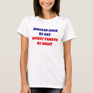 T-shirt Fantaisie régulière de hockey de jour par nuit