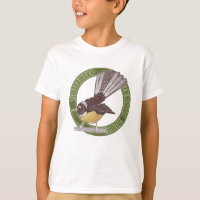 Fantal NZ Oiseau Natif Nouvelle-Zélande Aotearoa N