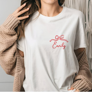 T-shirt Fantasque coquette nœud papillon nouage enterremen