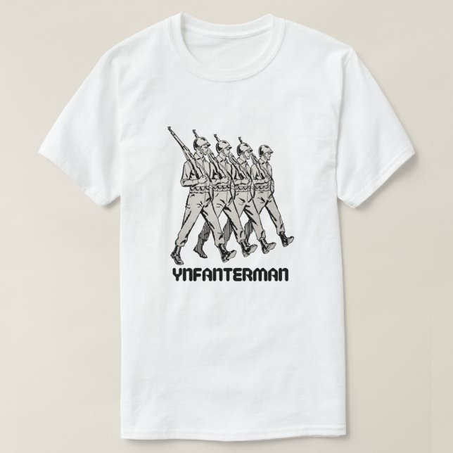T-shirt fantassin frison - ynfanterman (Design devant)