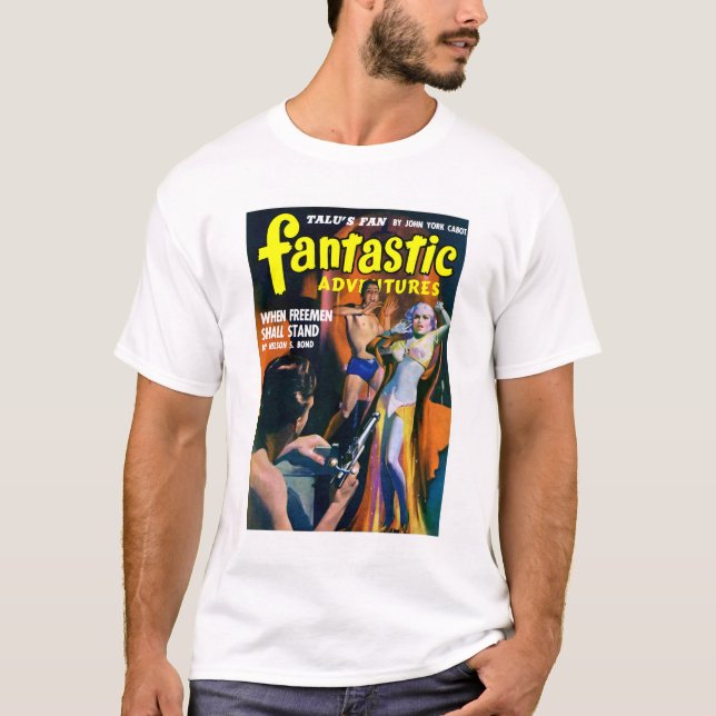 T-shirt Fantastic Adventures (nov. 1942) (Devant)
