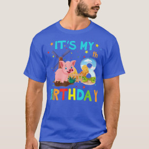 T-shirt Fantastique 8ème anniversaire Chemises Cochon Chem