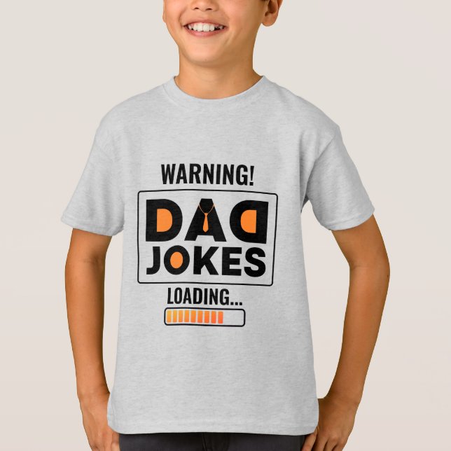 T-shirt Fantastique avertissement ! Chargement de la blagu (Devant)