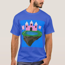 T-Shirt Fantastique Château Flottant Magique