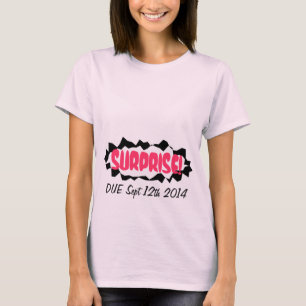 T-shirt Fantastique chemise de maternité avec date d'échéa