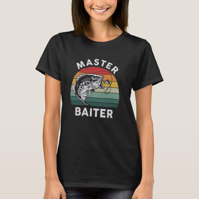 T-shirt Fantastique Chemise de Pêche Master-Baiter Papa Gr (Devant)