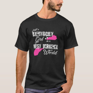 T-shirt Fantastique Chemise Du Kentucky Juste Une Fille Du