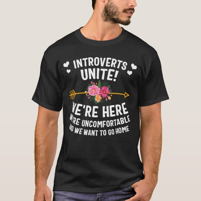 T-shirt Fantastique Chemise Introvertie, Introvertis Unite (Devant)