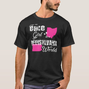 T-shirt Fantastique chemise Ohio Juste une fille Ohio dans