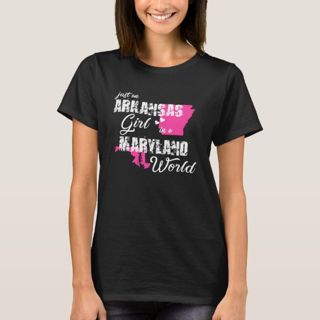 T-shirt Fantastique Chemises Arkansas Juste une fille Arka (Devant)
