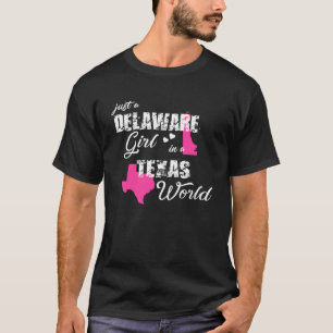 T-shirt Fantastique Chemises Delaware Juste une fille Dela