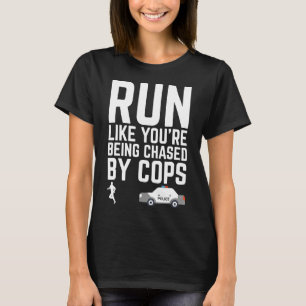 T-shirt Fantastique Coureur de Motivation Chemise Avec Dir