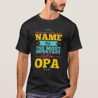 T-shirt Fantastique fête du père pour Opa hommes de fille