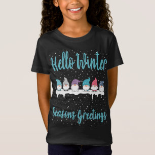 T-Shirt Fantastique hiver Joyeuses Fêtes Gnomes Noël