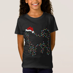 T-Shirt Fantastique lumière Noël Chapeau Sibérien Husky Ch