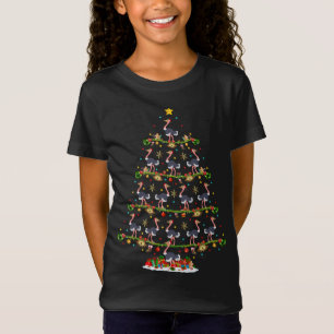 T-Shirt Fantastique Noël Éclairage Père Noël Ostrich Oisea
