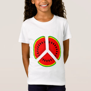 T-Shirt Fantastique pastèque Paix Couleurs vives