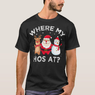 T-shirt Fantastique Père Noël Où Mes Hôtes À Noël 