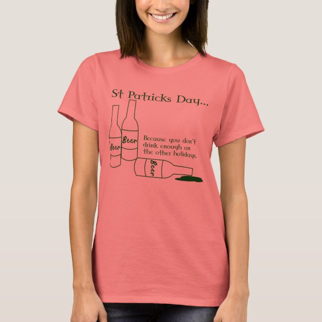 T-shirt Fantastique St Patrick's Day Boire une chemise (Devant)