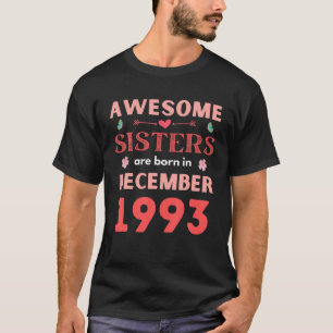T-shirt Fantastiques Soeurs Sont Nées En Novembre 1993, Fe