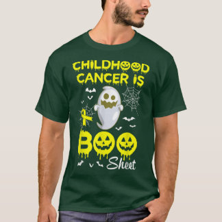 T-shirt Fantôme Avec Araignée Le Cancer de l'Enfance Est B