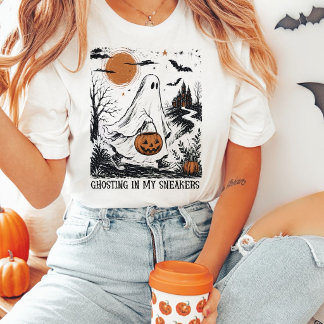T-shirt Fantôme dans mes baskets Halloween
