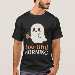 T-shirt Fantôme de café de matinée Boo-tiful