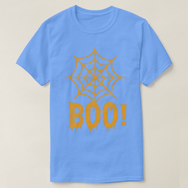 T-shirt fantôme de désapprobation orange batx27s nid (Design devant)