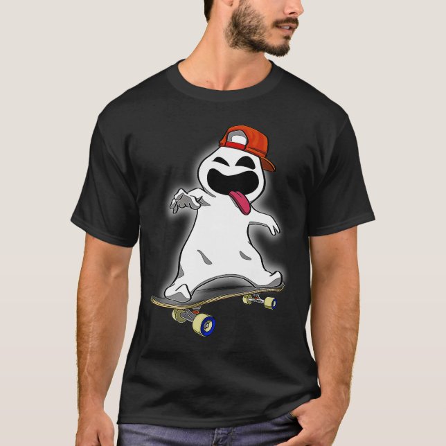 T-shirt Fantôme de patinage Femmes Fantôme d'horreur Fantô (Devant)