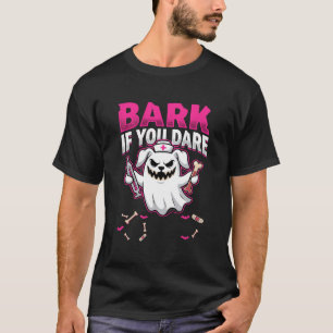 T-shirt Fantôme d'infirmière de chien d'Halloween