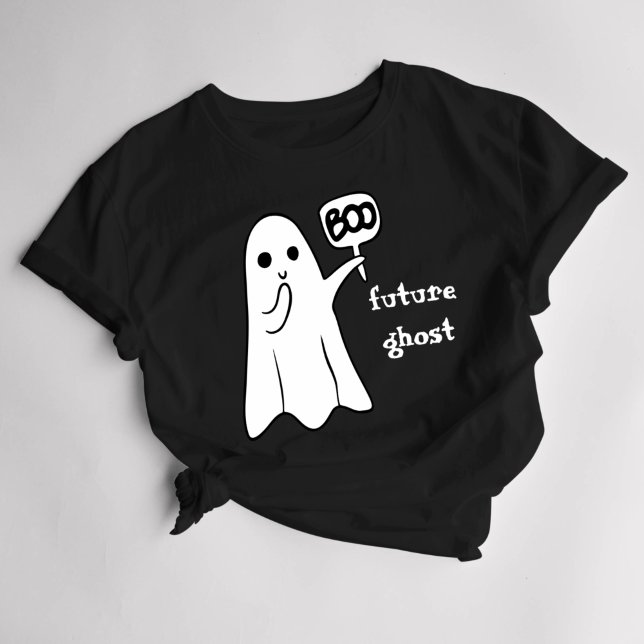 T-shirt Fantôme drôle des femmes d'Halloween (Créateur téléchargé)