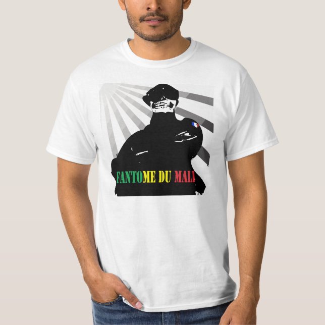 T-shirt Fantome du mali - soldat français au mali (Devant)