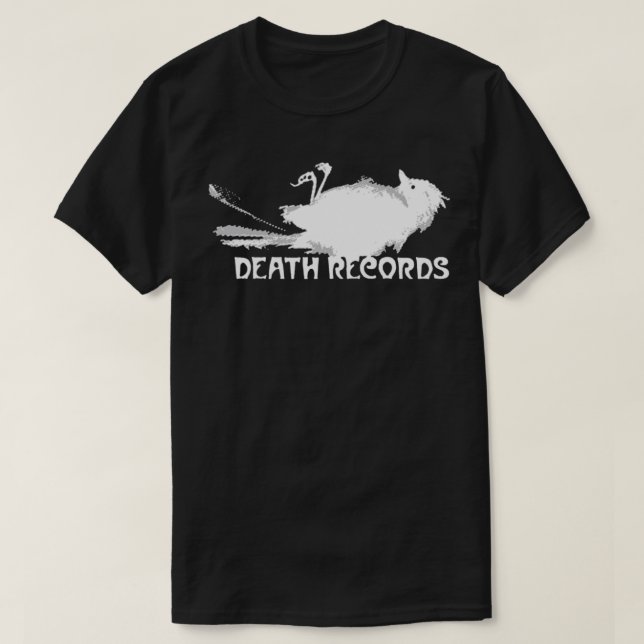 T-shirt Fantôme Du Paradise Death Records Logo Classi (Design devant)