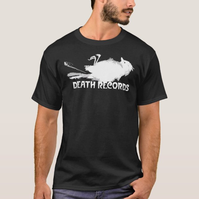 T-shirt Fantôme Du Paradise Death Records Logo Classi (Devant)