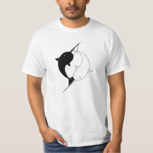 T-shirt Fantôme et Ninja Narwhals
