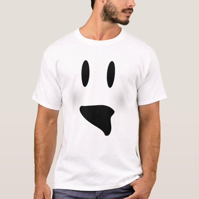 T-shirt Fantôme horrible Halloween (Devant)